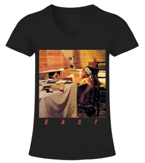 Smashing Pumpkins 19 BK Mellon Collie and the Infinite Sadness Camiseta cuello pico Mujer