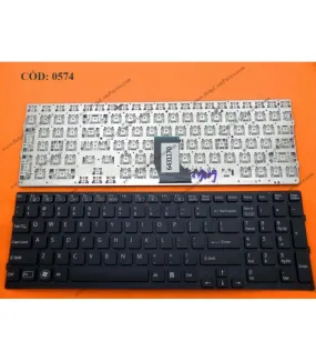 TECLADO SONY VPC-CB VPCCB VPC-CB100C SERIES SIN MARCO 148954861 (PARA BACKLIT VERSION) BK US ORIG